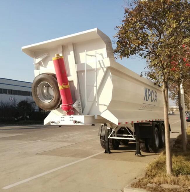 Hydraulic 3 Axle Tipper Semi Trailer 70 Ton Dump Trailer Truck for Sale