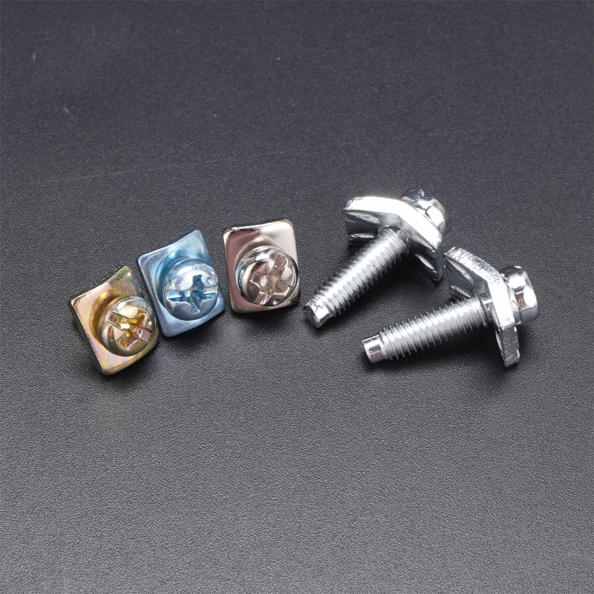 High Quality M3 Combination Pan Head Steel Washer Screw Assembly Zinc Plated For Electrical contactor Distribution Strips