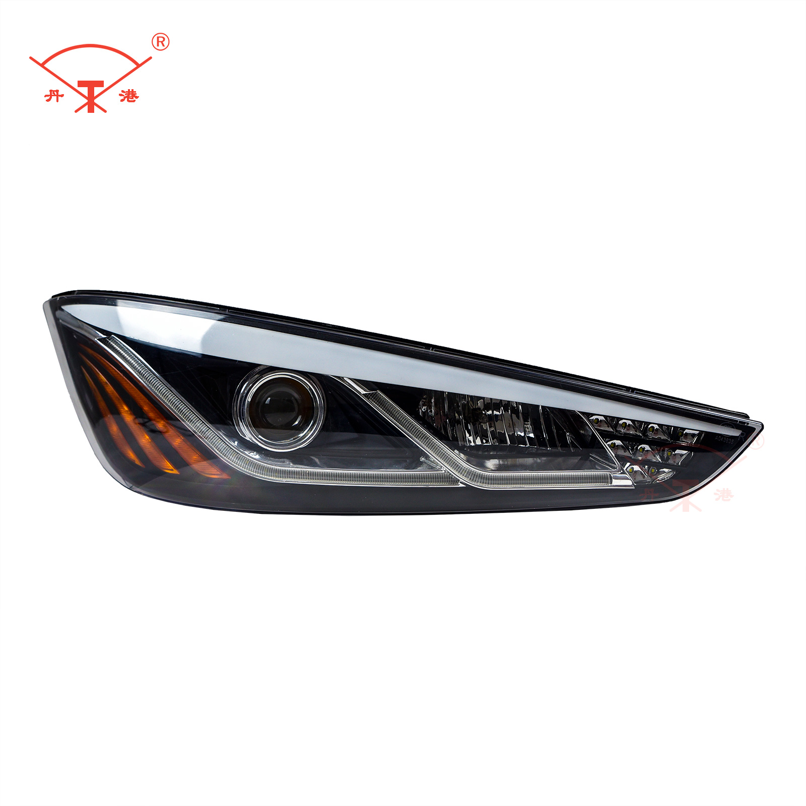 E-MARK Bus Parts 24V 12V LED Combined Headlamp DG2016-3B Auto Front Head Lamp DONGGANG Factory Bus Headlights