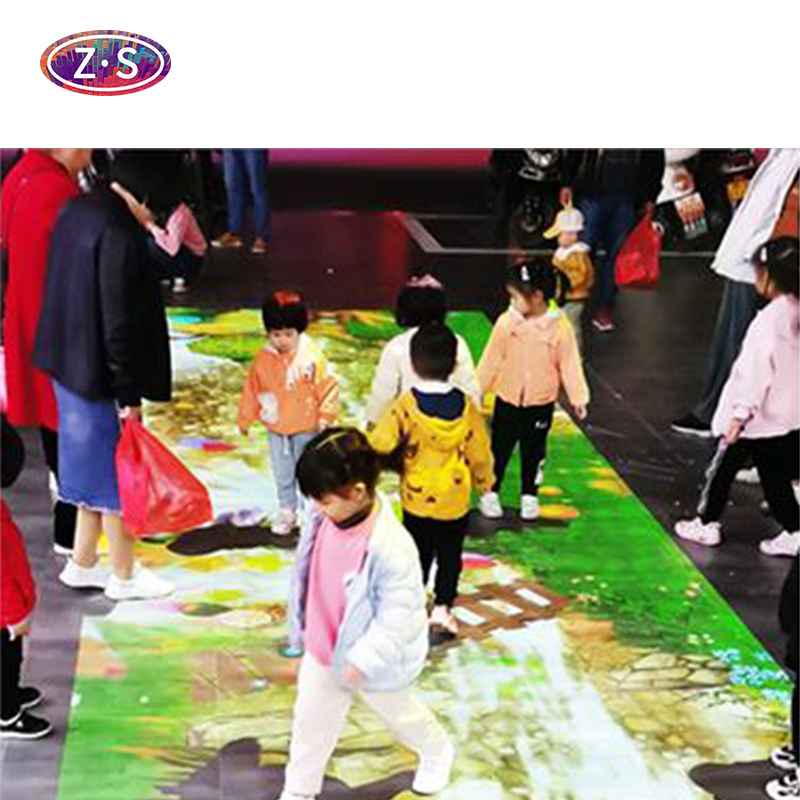 Factory Direct Sale Price Indoor Hologram Projection Interactive Projector Floor