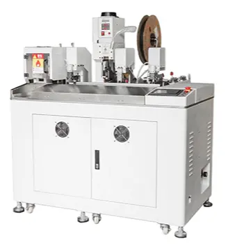 Wire Crimping Machine Automatic Shrink Tube Insertion Wire Stripping And Fully Automatic Crimping Cutting Stripper Machine