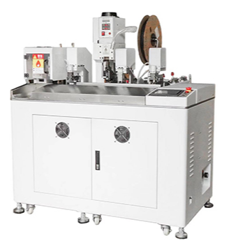 Wire Crimping Machine Automatic Shrink Tube Insertion Wire Stripping And Fully Automatic Crimping Cutting Stripper Machine