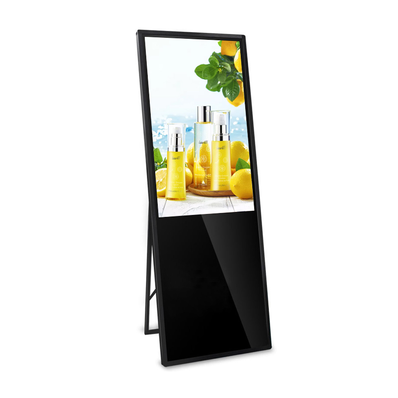 55 "оптовая продажа с фабрики Портативный напольная подставка Digital Signage и отображает рекламный сенсорный экран Ресторан заказе киоск