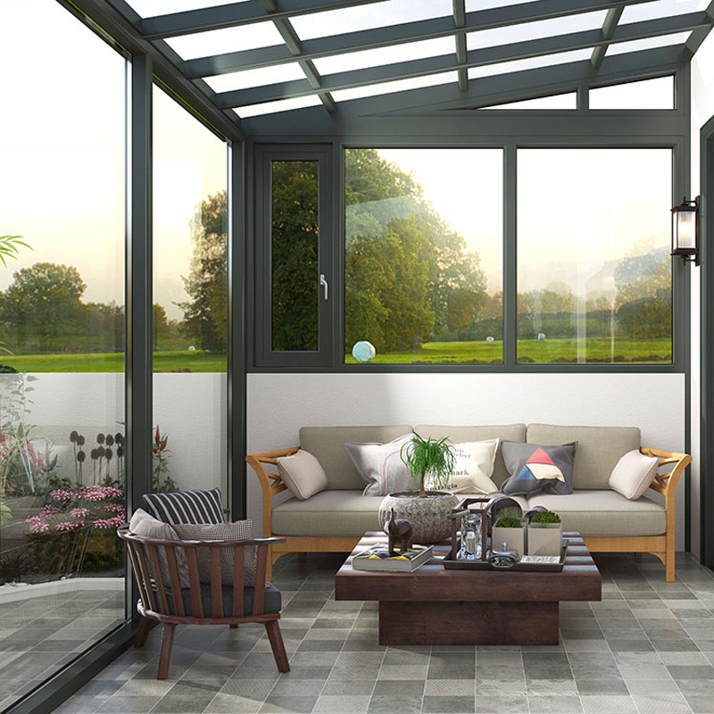 High Quality Yard Roof Use All Glass Sunrooms