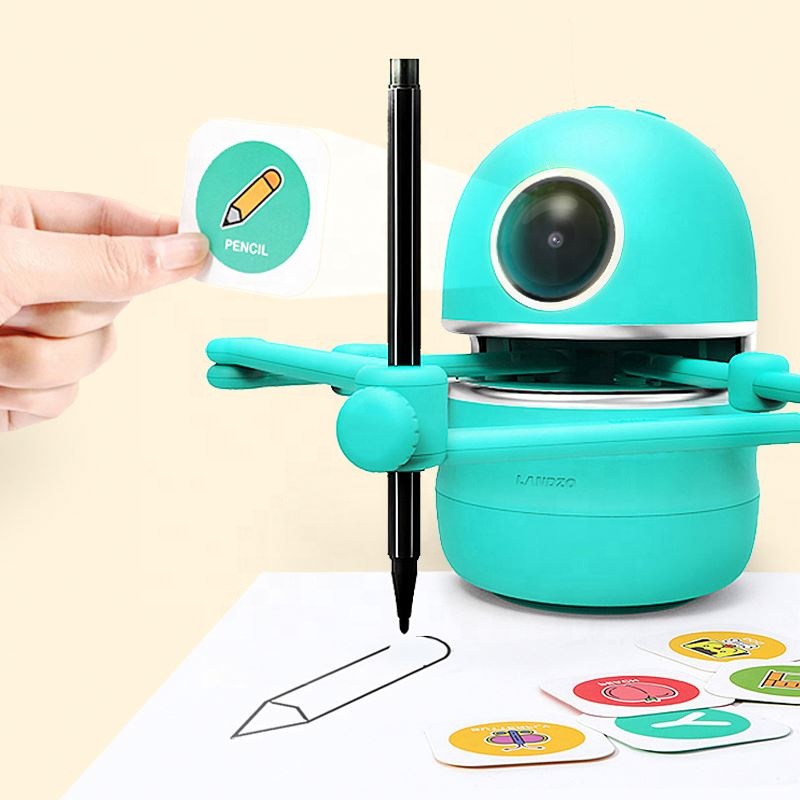 2021 Educational Toys Learning Robot Quincy Education Drawing For Kids