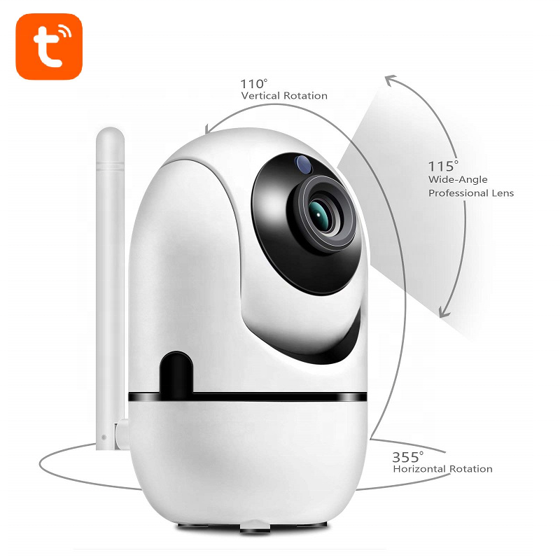 WiFi Home Security Surveillance TUYA Camera 1080P Smart Baby Monitor Motion Detection Night Vision Alexa Google Home optional