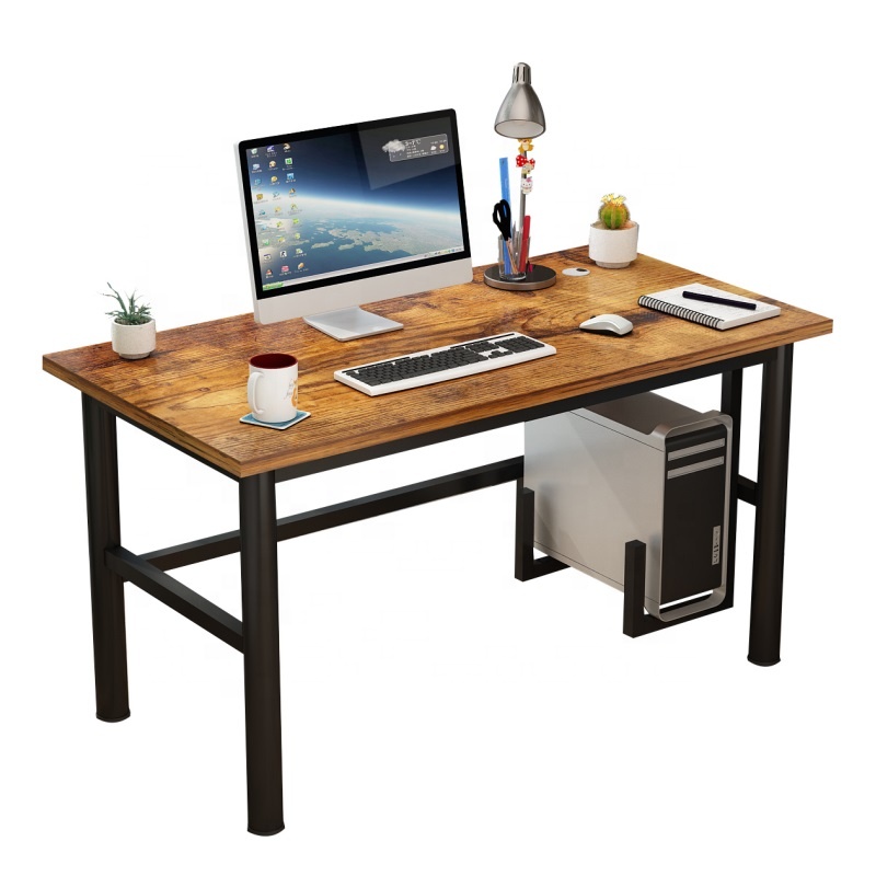 Bedroom study computer desk with host hanging shelf modern style family desk