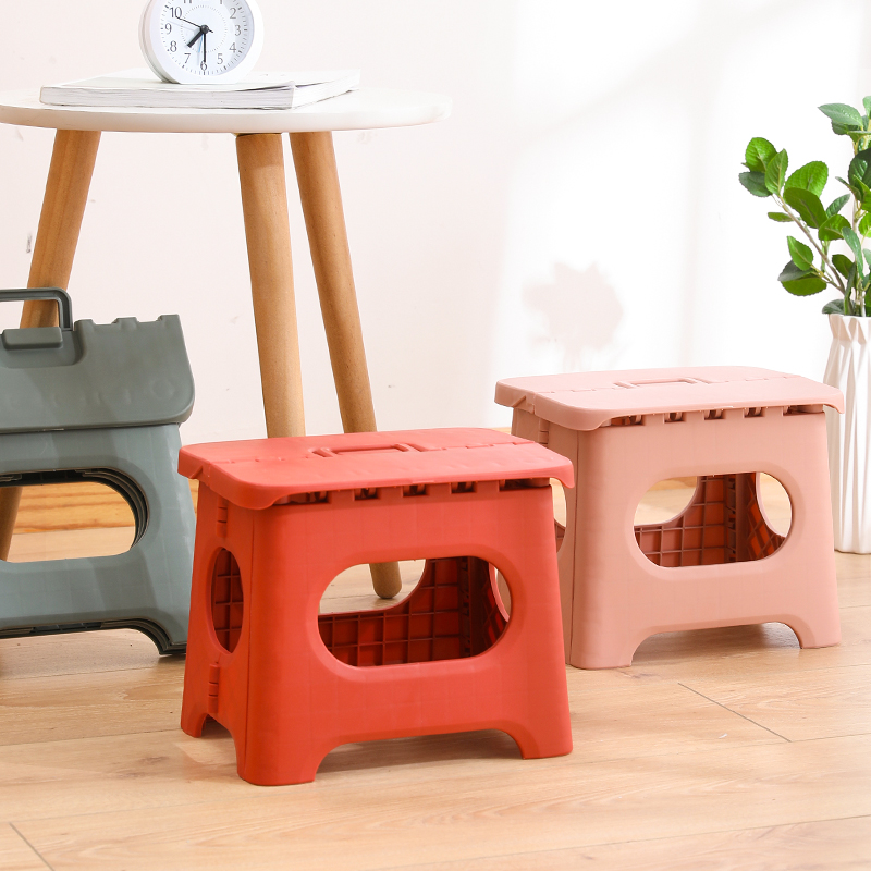 Manufacturer Supply Portable Plastic Material Outdoor Fishing Living Folding Step Stools