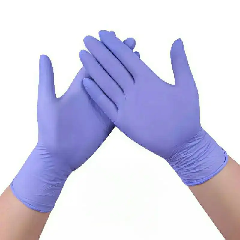 high quality thick disposable nitrile gloves of 22 grams for hospital