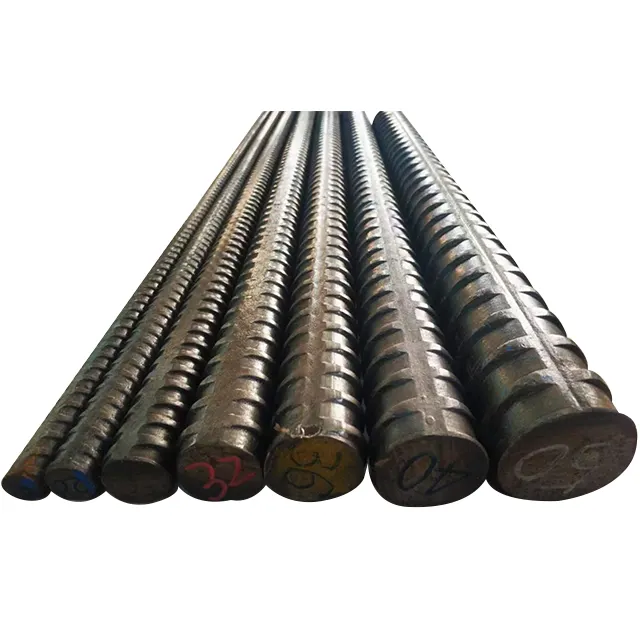 New High Quality China Manufacture Mining Roof Bolts Soil Anchor Anchor Bolt Prestressing Screw Bar Iron Rods For Construction