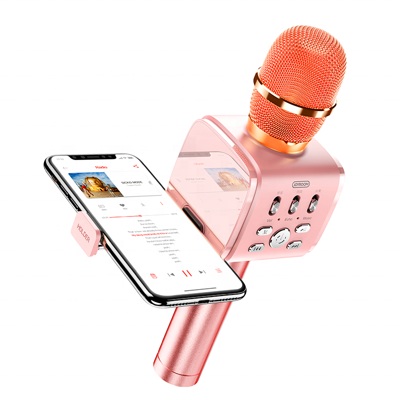 Беспроводной микрофон JOYROOM JR-MC3 с подставкой для смартфона для пения