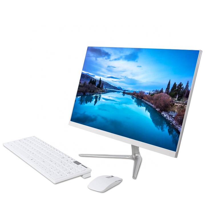 Безрамочный IPS экран 21,5 Дюймов aio pc все в одном ПК настольный компьютер