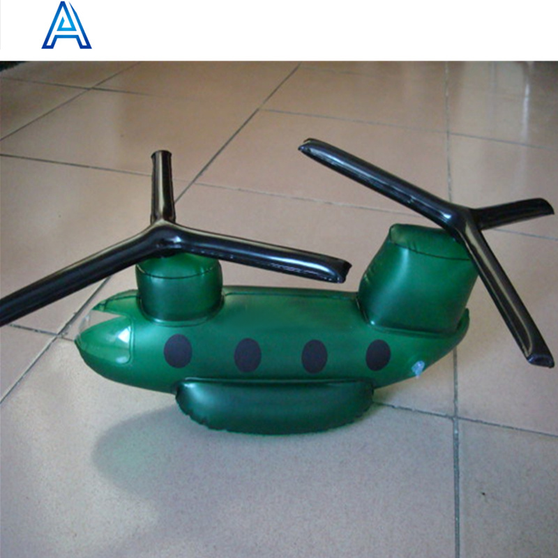 Environmental eco-friendly high quality durable PVC inflatable airplane helicopter aeroplane aircraft flight model