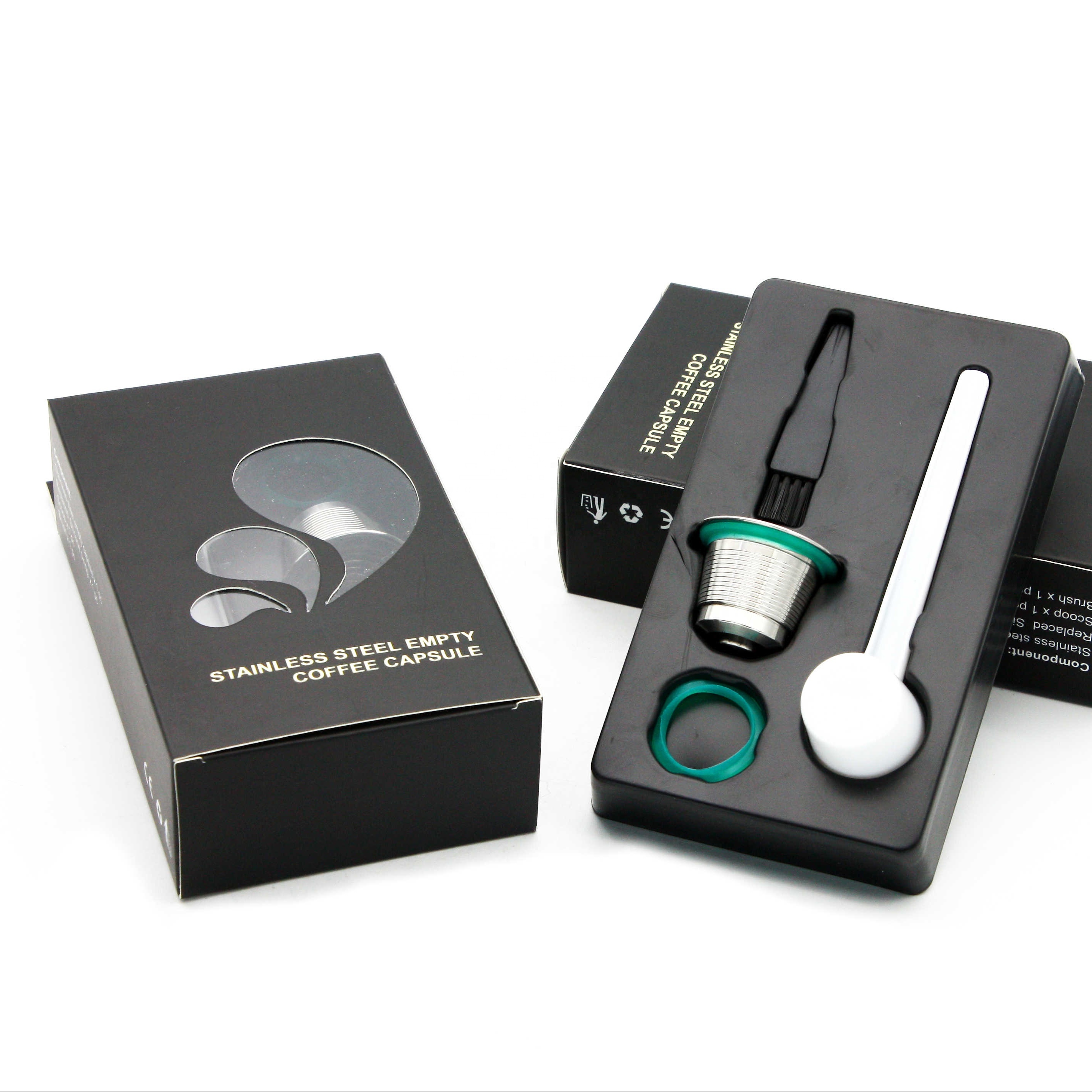 Металлическая многоразовая капсула кофемашина Nespresso из нержавеющей стали 304