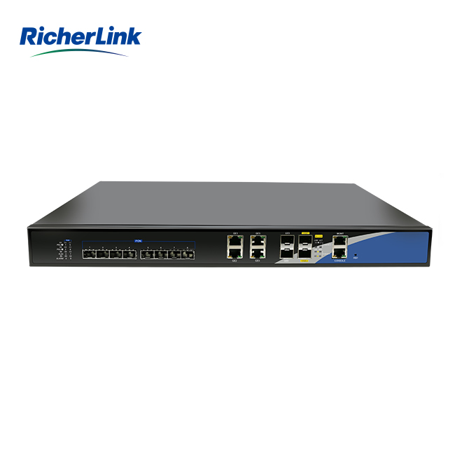 GPON OLT 8 PON портов + 4GE RJ45 + 4 * 10GE SFP +