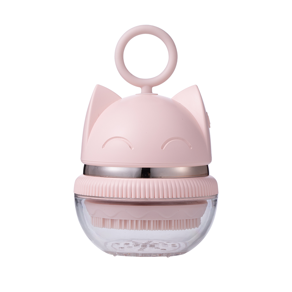 Mini vibration face cleanser facial cleansing silicone electric brush facial cleaner brush multifunctional beauty instrument