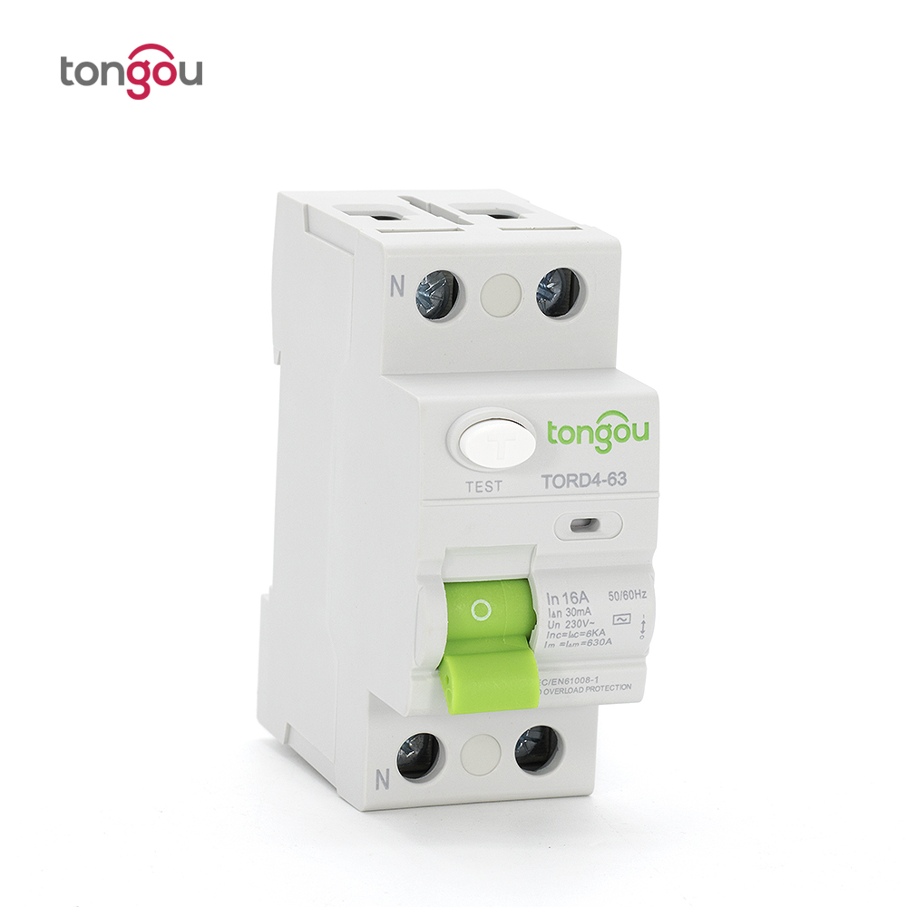 TONGOU 2P 63a 30 мА ELCB RCCB устройство для остаточного тока автоматический выключатель RCD