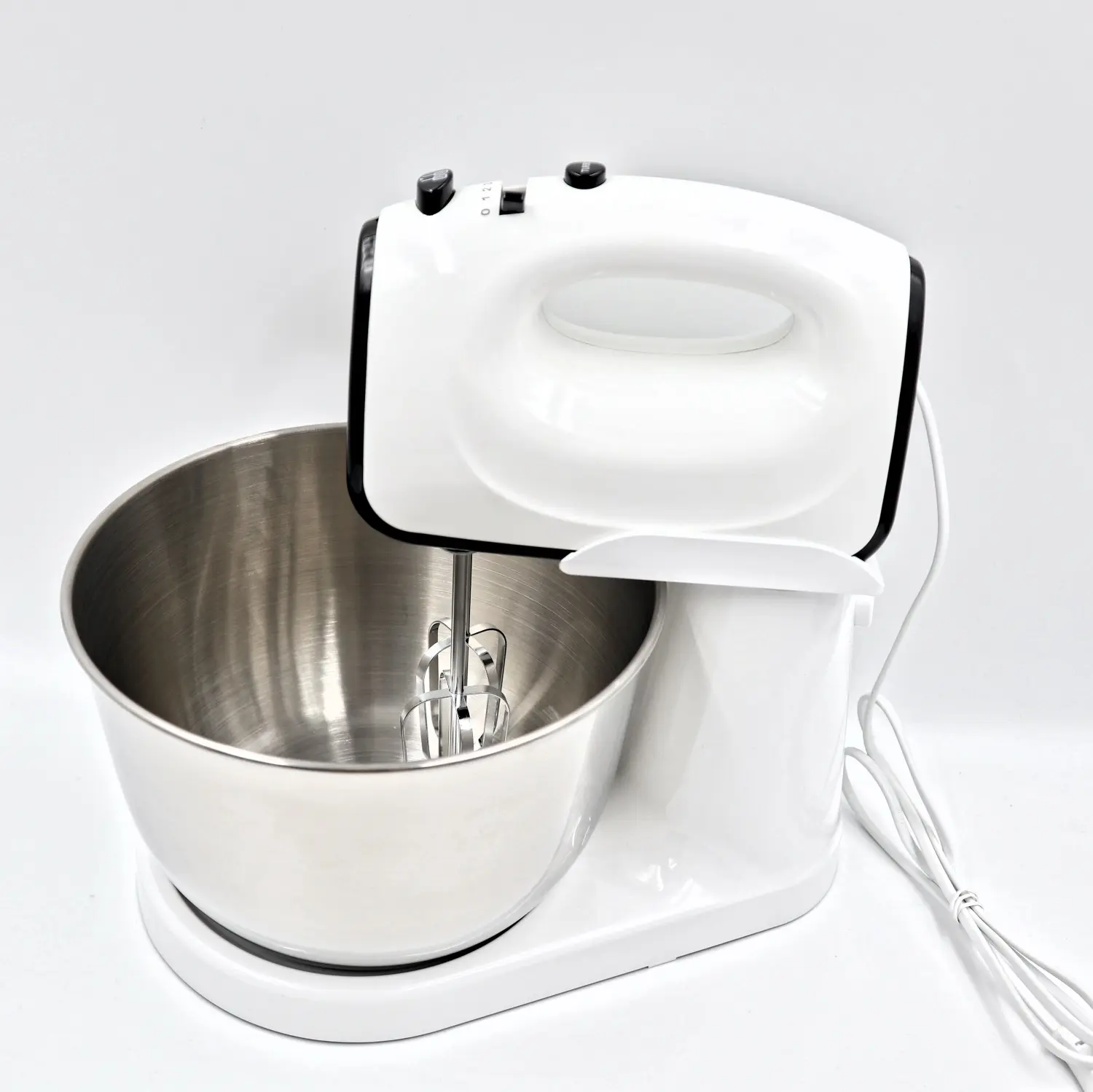 Electric Hand Mixer CE GS Certificate Electric 5 Speed Food Egg Beater Mixer Hand Held Blender Stand Mixer With 4L Bowl