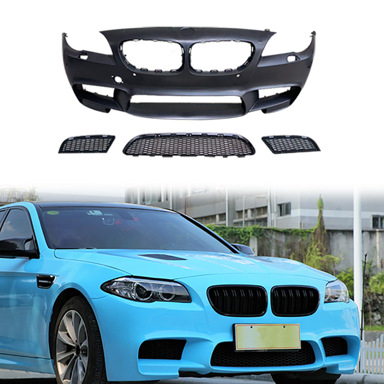 M5 тип тела комплект для BMW 5 серии F10 F18 задний бампер и передний бампер боковые юбки крыло 2010-2017