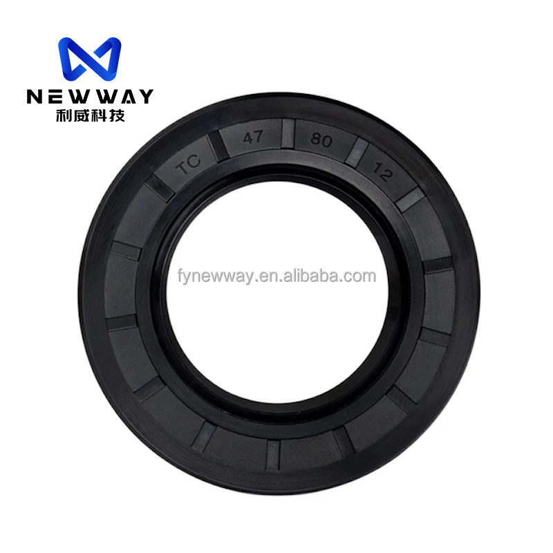 NewWay Wear-resistant temperature-resistant fluorine rubber nitrile seals custom TC skeleton seal motor oil seals