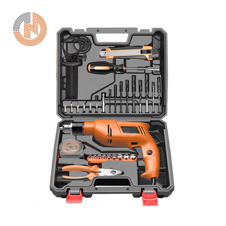 High-power auto car repair tool box power hardware tools kit household electric impact drill bit electrical toolbox set