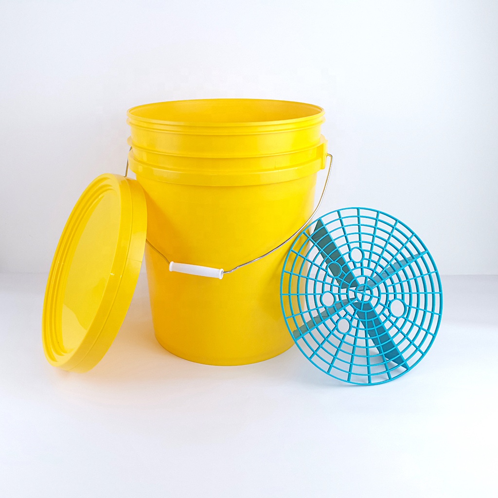 ZY8004- 18 Liters detailing plastic bucket with girt guard car wash equipment