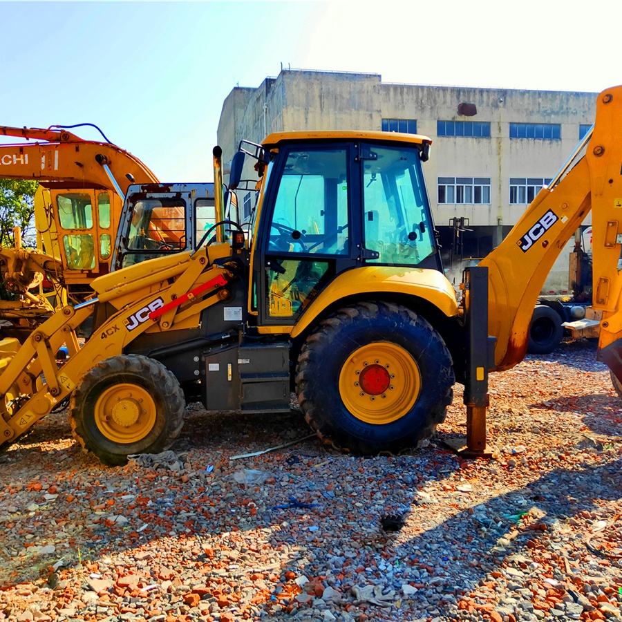 Used secondhand JCB3CX 4CX Hot Sale Mini Small Tractor with Front End Loader and Backhoe GOOD PRICE and good performance