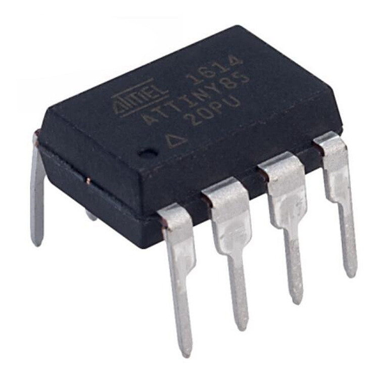 Микроконтроллер IC attiny 85 8-Bit 20MHz 8KB FLASH 8-PDIP ATTINY85-20PU