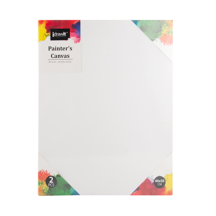 Wholesale Custom Pure Cotton 40 x 50 cm Stretched Blank Wood Frame Canvas