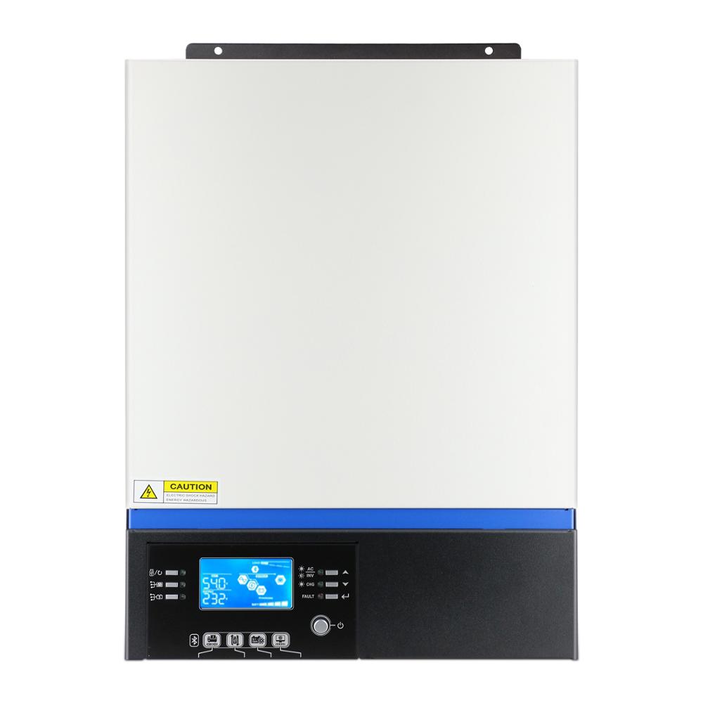 PowMr 3KW 24V 230V солнечный гибридный инвертор Встроенный 80A со слежением за максимальной точкой мощности PV за максимальной точкой мощности, Солнечный контроллер заряда и Сетевое зарядное устройство VM-3K-III с приложением монитор