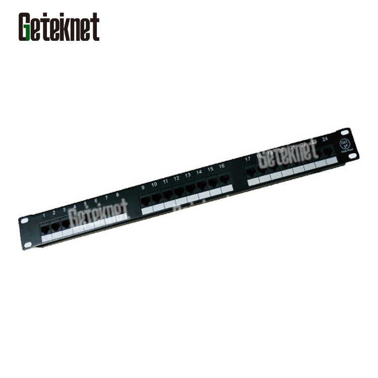 cat6 patch panel 24 port for RJ45 Networking panel