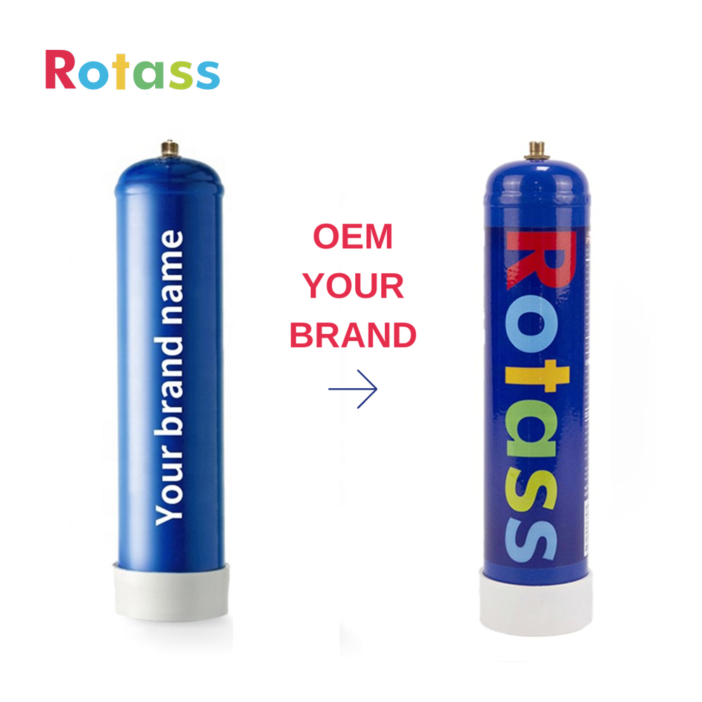 Rotass Прямая продажа с фабрики 580 г крем банка 0.95L газовый баллон взбитые сливки зарядные устройства