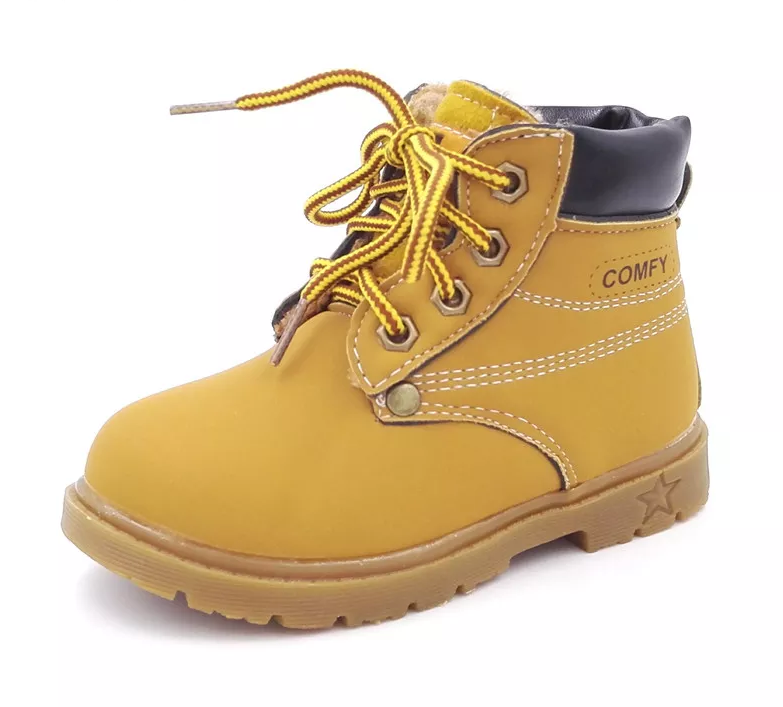 comfy kids fashion winter autumn snow boots for boy and girls soft flat with plush warm boots kids shoes child baby size 21-30