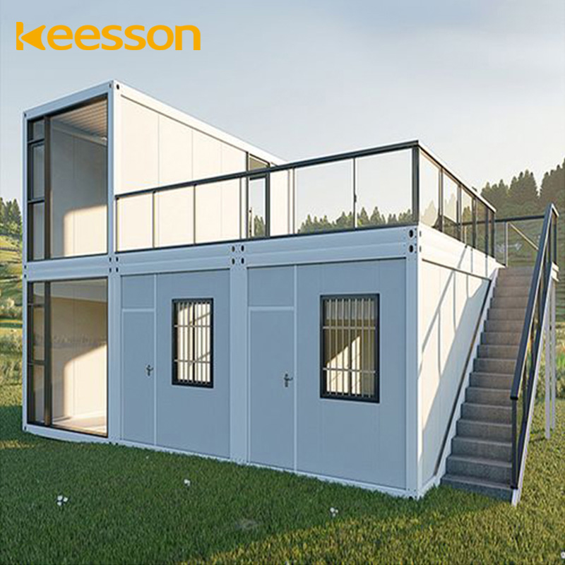 Keesson Professional Detachable Container Van 40ft 2 Floors Restaurant Container Van 10ft