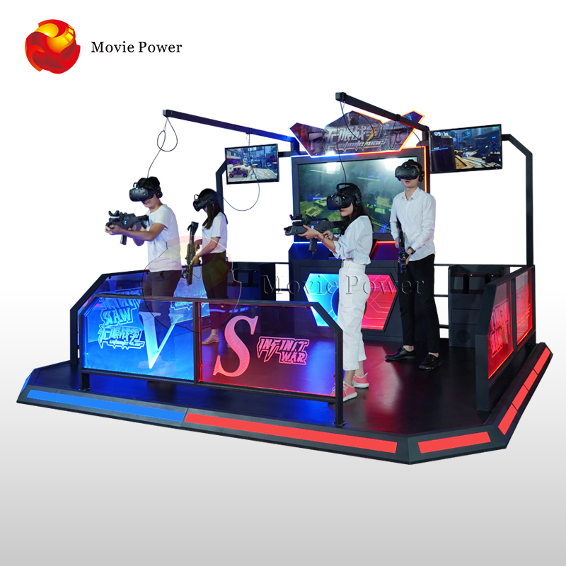 2021 Brand New VR Station Platform Indoor Crazy Shooting Games For Multiplayers