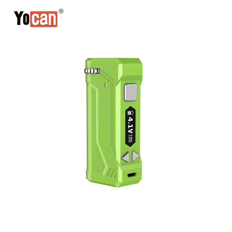 Оригинальный вейп-мод Yocan UNI PRO на органических светодиодах, испаритель для всех размеров с регулируемым напряжением и резьбой 510