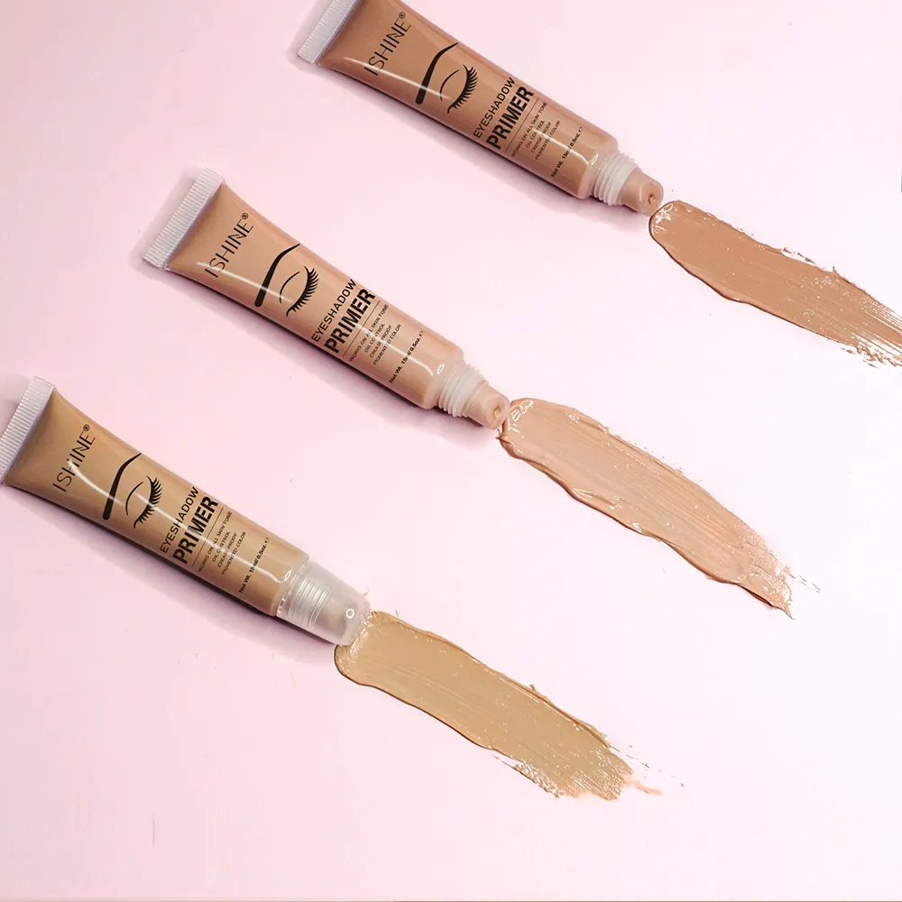 Custom logo private label cruelty free vegan makeup waterproof matte eye primer colored base eyeshadow primer