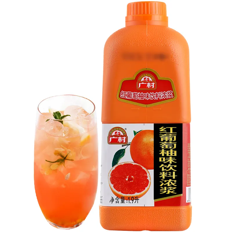 1,9 л Guangcun концентрат красного грейпфрутового сока для Пузырькового чая