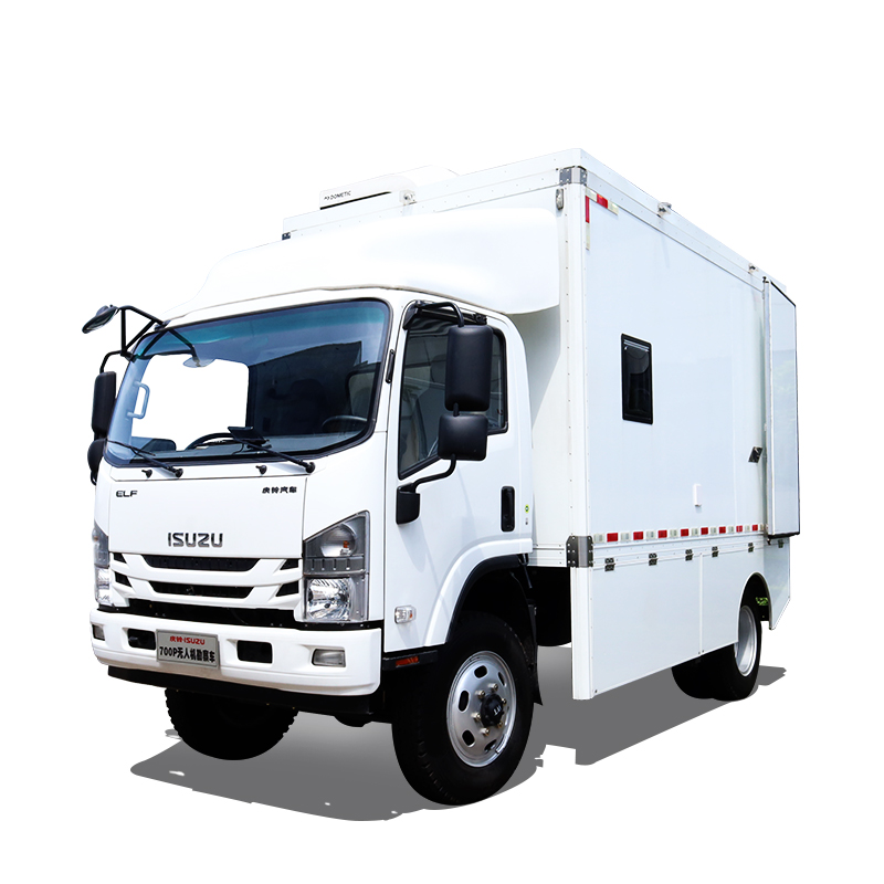 Грузовик специального назначения Isuzu для наблюдения и наблюдения, беспилотный фургон для разведки и аварийной спасательной службы