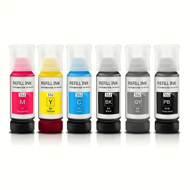 Supercolor 85ML 013 014 552 002 114 115 011 012 Refill Dye Sublimation Ink For EPSON ET 8500 ET 8550 L8160 L8180