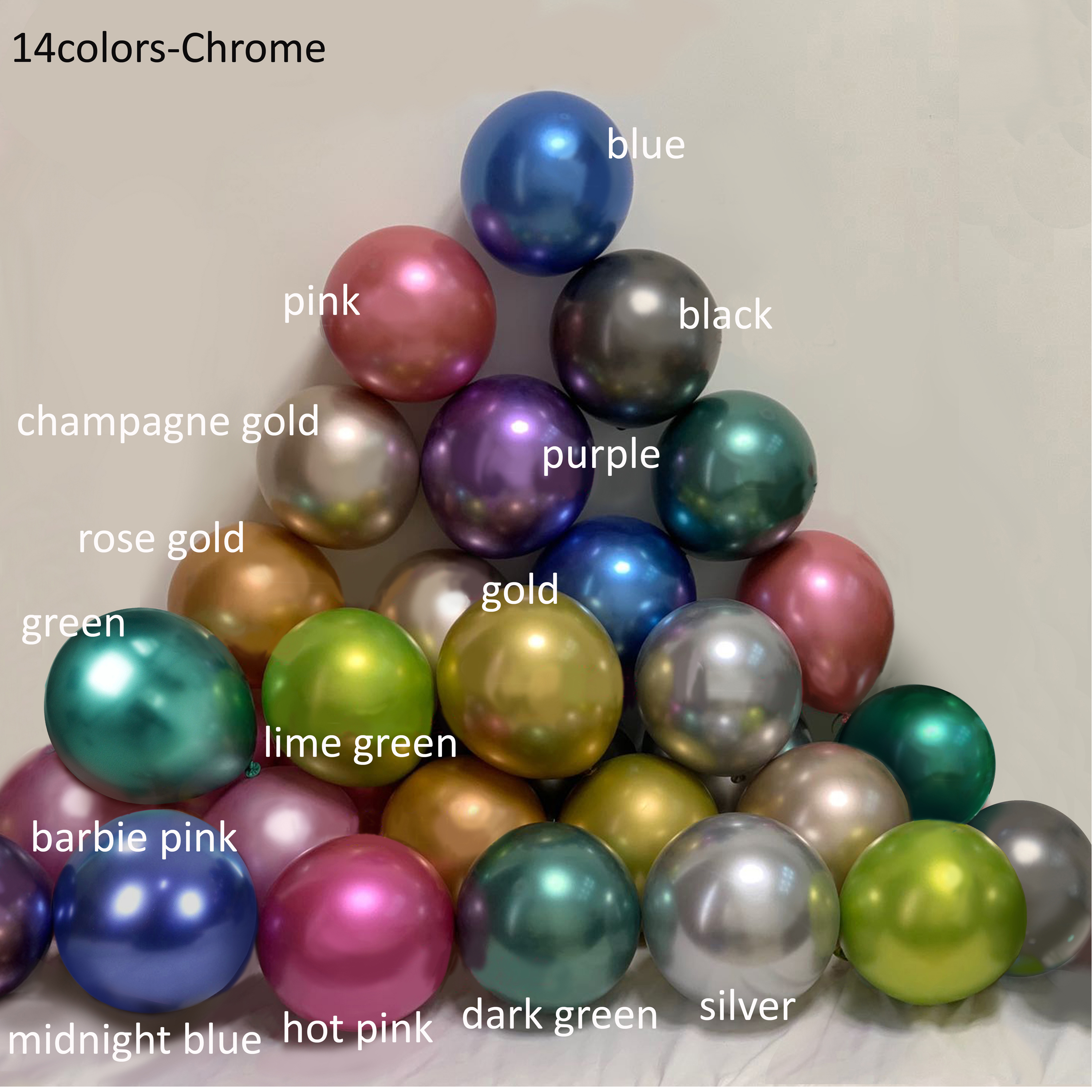 L4colors надувные воздушные шары 12 дюймов металлик жемчужные латексные хромированные воздушные шары