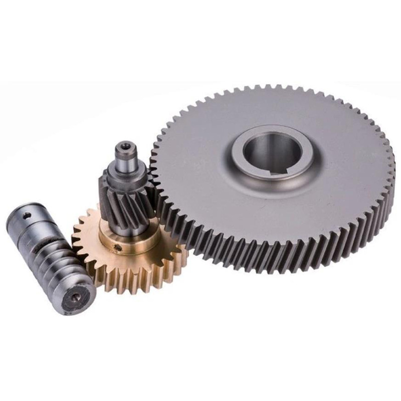Precision CNC Machined Hobbing Large Brass Stainless Steel Worm Wheel Worm Gear Sets For Reducer