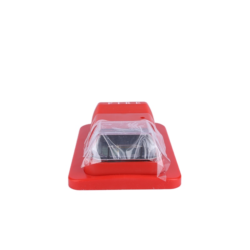 Factory Price Ce Rohs Certification 24V Dc Fire Strobe Lights Alarm Siren 85Db Loud Warning Horn fire alarm strobe siren