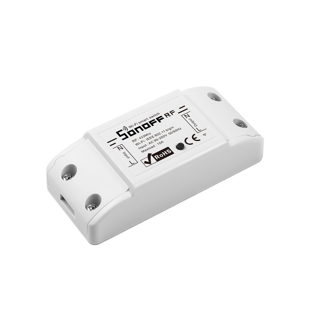 Интеллектуальный выключатель света SONOFF RF 433 МГц Беспроводная Wi-Fi умный переключатель Wifi контролируемых выключатели света Wi-Fi пульт дистанционного переключателя питания Поддержка RF ресивер смарт-