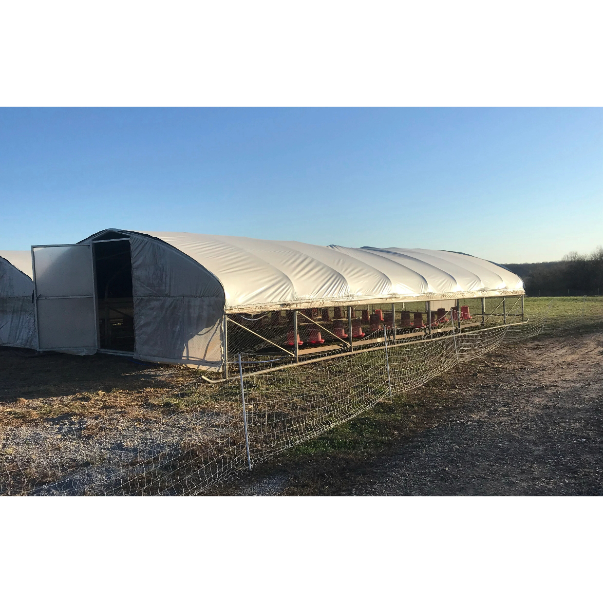 Mobile chicken house Plastic glass agricultural poultry and chicken breeding greenhouse chicken coop shed Mobile Broiler House