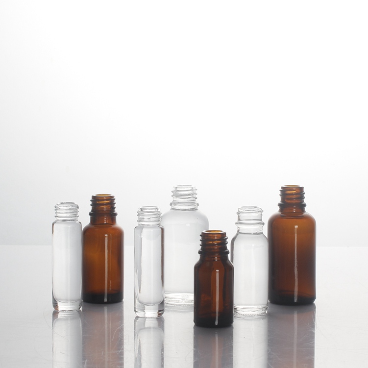 High quality 10ml 20ml 30ml 100ml skin care essential oil medication bottle with dropper cap