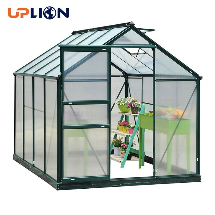 Теплицы Uplion для розы с алюминиевой рамой для поликарбоната, садовые теплицы на продажу