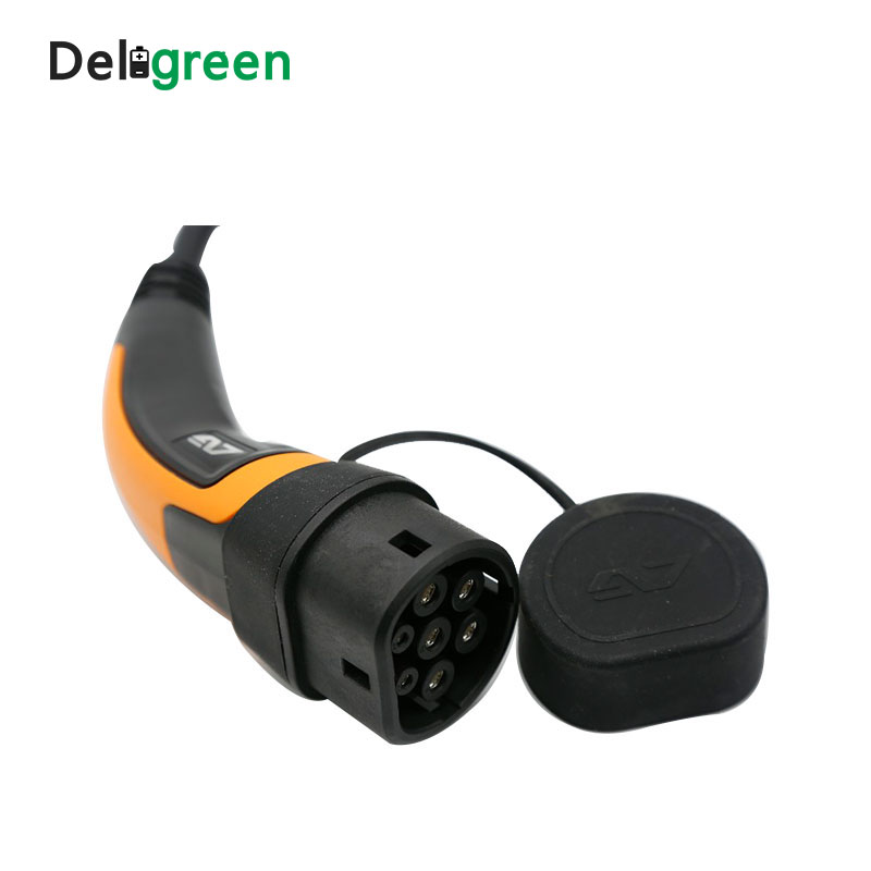 32A IEC 62196-2 Режим 2 EVSE Штекерная розетка 480 В трехфазный Тип 2 EV Кабельная вилка