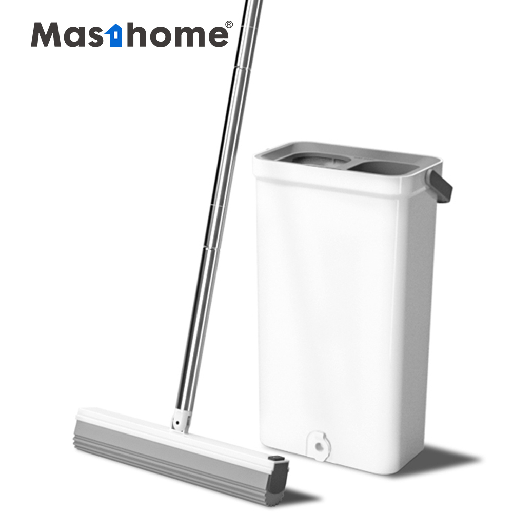 Masthome Hand Free лучшие продажи для сухой и влажной уборки губка pva швабра и ведро набор для чистки пола легко pva швабра с ведром