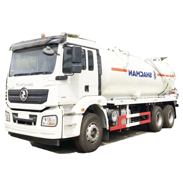 Вакуумная машина для очистки сточных вод Shacman, 345 л.с., 6 х4